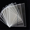 Placa de vidrio de cuarzo transparente fundido con rayos UV