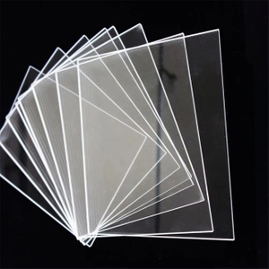 UV 융합 투명 석영 유리판