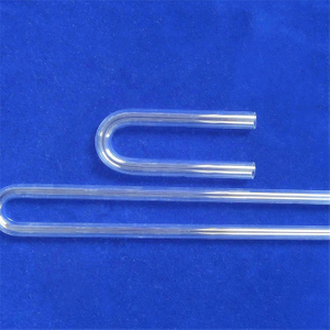 Tube en verre de silice fondue avec une bonne stabilit&eacute; chimique