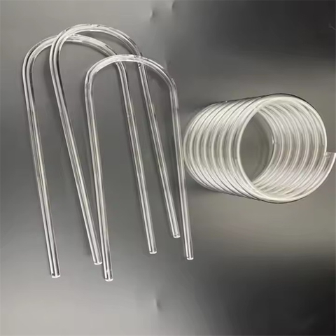 外径10-500mmコイル凝縮スパイラル石英管