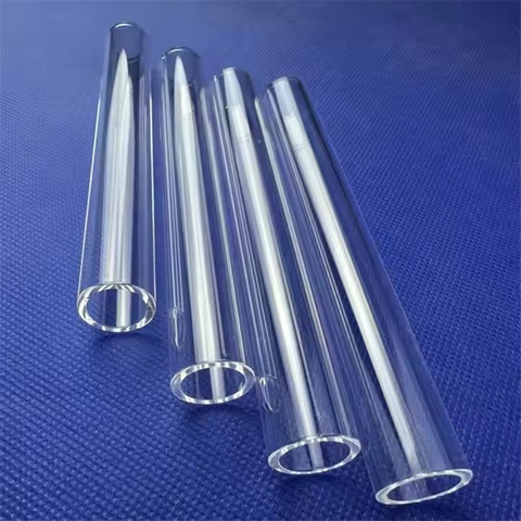 L&auml;nge: 20–900 mm, hochreines, transparentes Quarzrohr