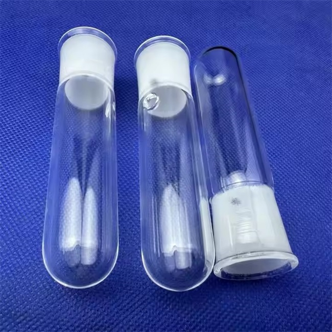Au&szlig;endurchmesser: 10–500 mm, medizinisches Labor-Quarz-Reagenzglas