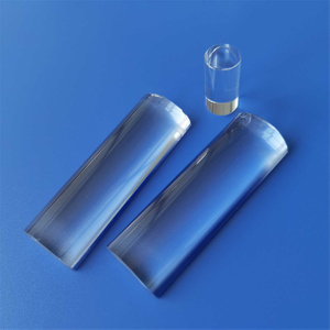 Varilla de cuarzo con soporte cepillado de fibra &oacute;ptica