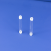 Tube de quartz transparent &agrave; bouche en spirale