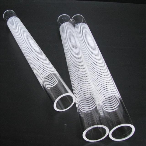 Tube de four &agrave; quartz transparent personnalis&eacute; de haute puret&eacute; 