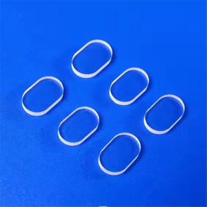 Polierte transparente ovale Quarzplatte Hersteller von Quarzglas