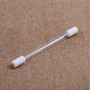  Tubo de vac&iacute;o de vidrio fundido para l&aacute;mparas ultravioleta. 