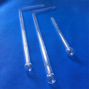 Tubo di quarzo a 1600 ° C resistente alla temperatura ad alta temperatura