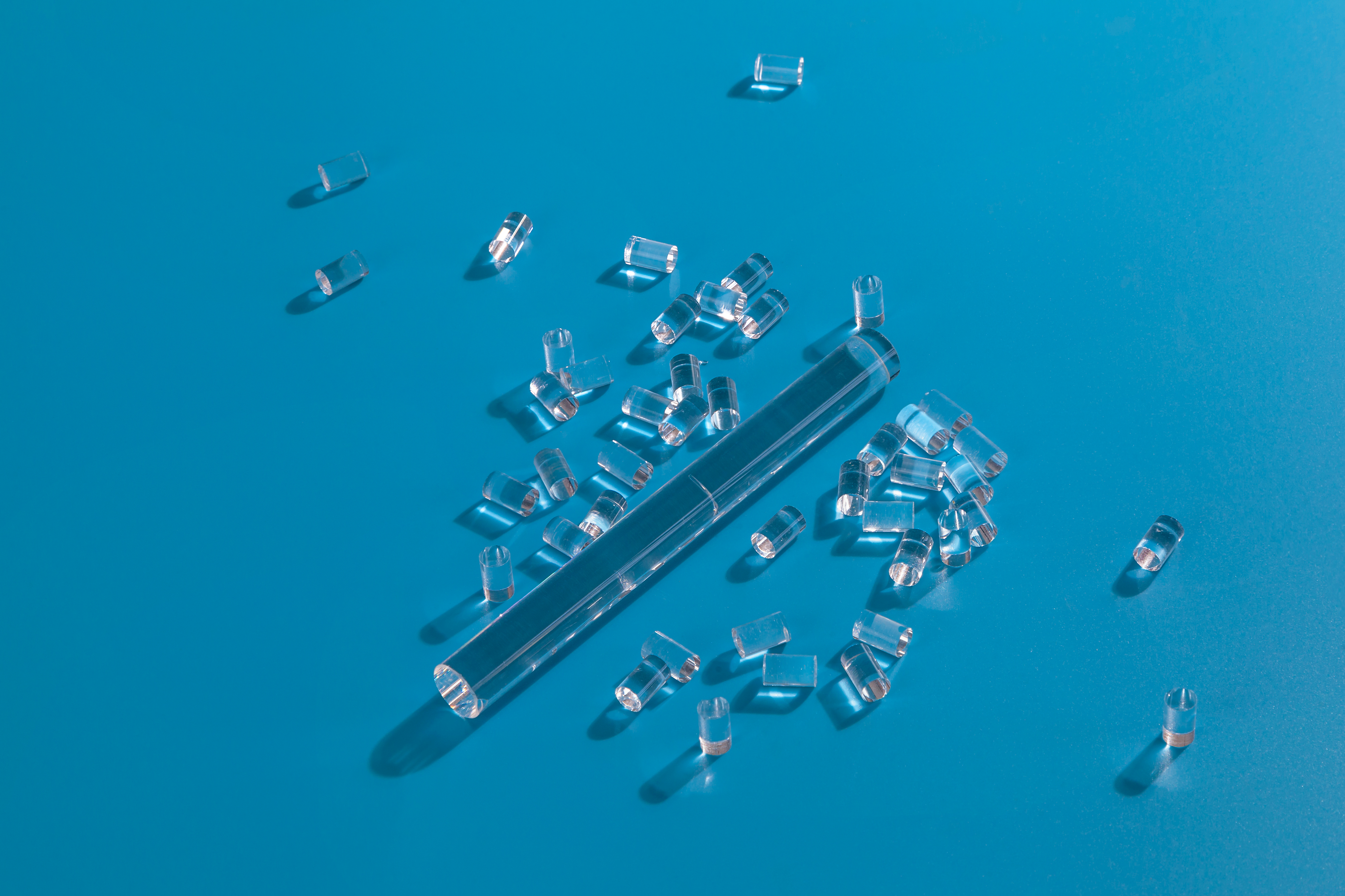 De gerelateerde introductie van kwartsstaaf