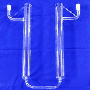3-300mm 透明 U 字型ランプ石英ガラス管