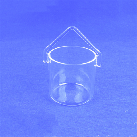 Misurino da laboratorio con bicchiere al quarzo