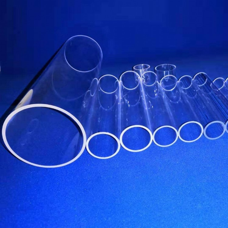 Tubo al quarzo da 30 mm x 600 mm adatto a 1500 &deg; C