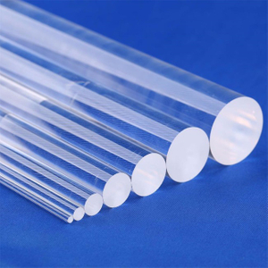 Rod de quartzo de 2-100 mm para componentes principais de instrumentos ópticos
