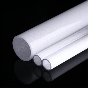 Lampe en silice fondue blanc laiteux de 0,5 &agrave; 600 mm de diam&egrave;tre