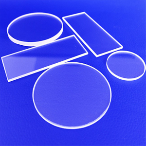 Folha de vidro de quartzo ultrafina s&eacute;rie JGS