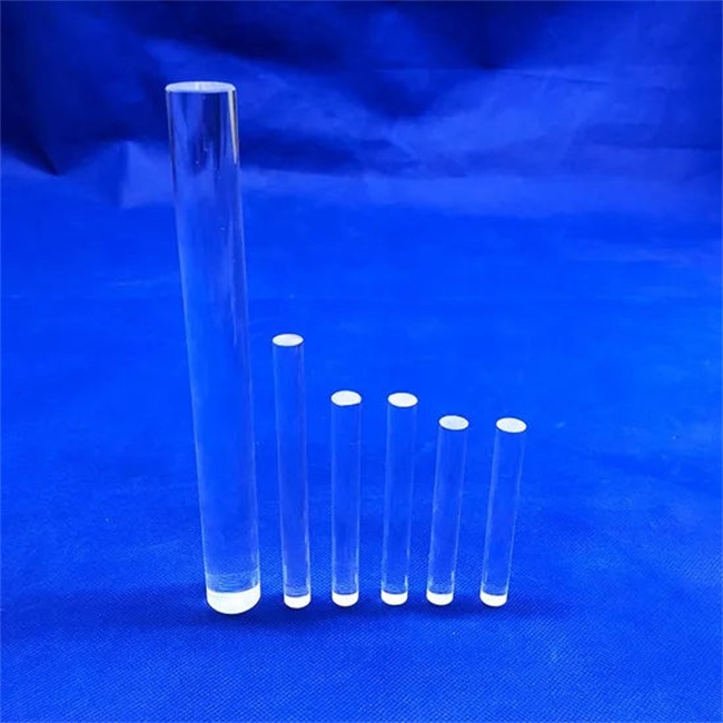 Tige de quartz polie et givr&eacute;e OEM