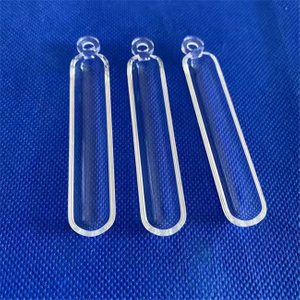 Barco de quartzo semicondutor transparente resistente ao calor