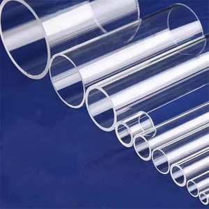 Tubes de quartz transparents de 1 &agrave; 10 mm sp&eacute;cifiques aux laboratoires pour la recherche chimique