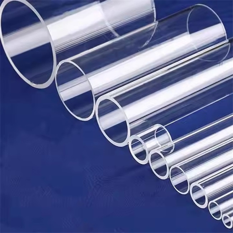 Tubos de quartzo transparentes de 1-10 mm espec&iacute;ficos para laborat&oacute;rio para pesquisa qu&iacute;mica