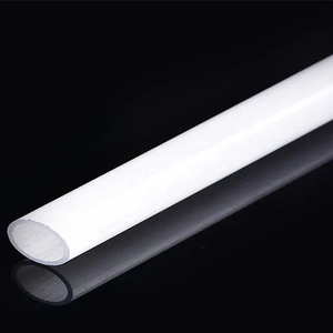 Tubo de cuarzo blanco lechoso para l&aacute;mparas uv. 