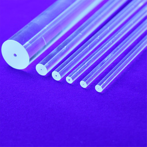 Tube de quartz renforc&eacute; &agrave; paroi &eacute;paisse