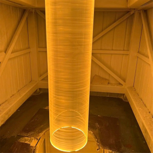 Tubo de cuarzo del sistema de monitoreo de temperatura del horno químico
