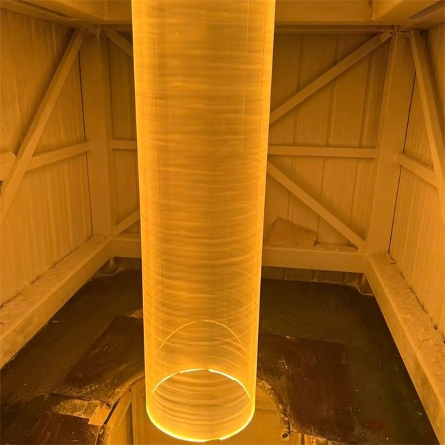 Tubo de quartzo de monitoramento de temperatura do forno químico