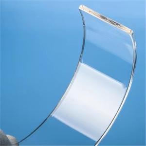 Transparentes, geschmolzenes halbrundes C-f&ouml;rmiges Quarzrohr