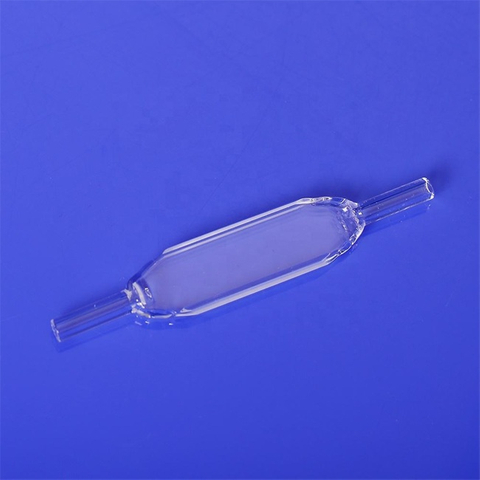 Cuvetta al quarzo UV con finestra lucida
