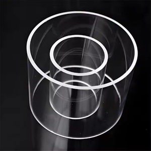 Tubo de s&iacute;lica fundida com di&acirc;metro de 1,5-500 mm para detec&ccedil;&atilde;o ambiental