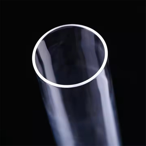 Tube de quartz transparent de grand diam&egrave;tre de 0,5 &agrave; 600 mm