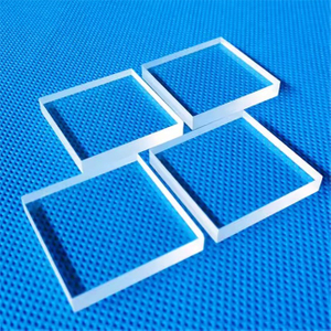 1-600 mm de ancho Placa de vidrio de cuarzo UV transparente transparente