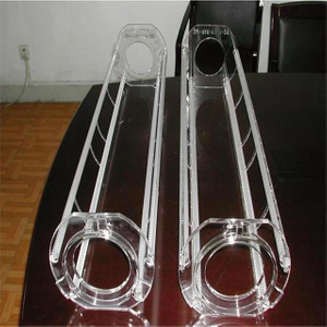 Bateau en verre de quartz clair pour semi-conducteur