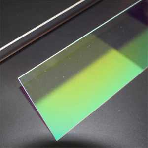 Placas de vidro de quartzo com revestimento personalizado de alta pureza 