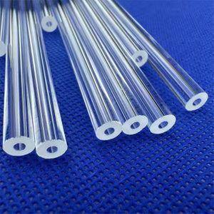 Tubo de quartzo de boca redonda transparente semicondutor de di&acirc;metro externo 1-900mm