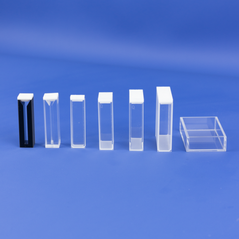 Cubeta de cuarzo transparente UV