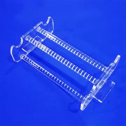 Bateau &agrave; quartz &agrave; semi-conducteur photovolta&iuml;que transparent de haute pr&eacute;cision