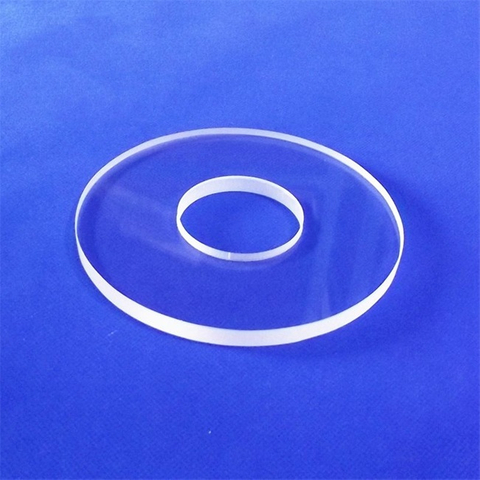 Verschlei&szlig;fester transparenter Quarzring