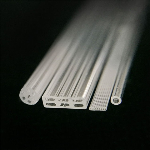 Tube de quartz r&eacute;sistant aux hautes temp&eacute;ratures (diam&egrave;tre 0,5 mm-20 mm)