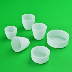 Hitzebest&auml;ndiger Quarzglastiegel zum Sintern