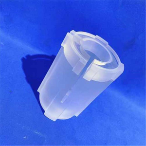 耐熱カスタム溶融石英石英フランジ