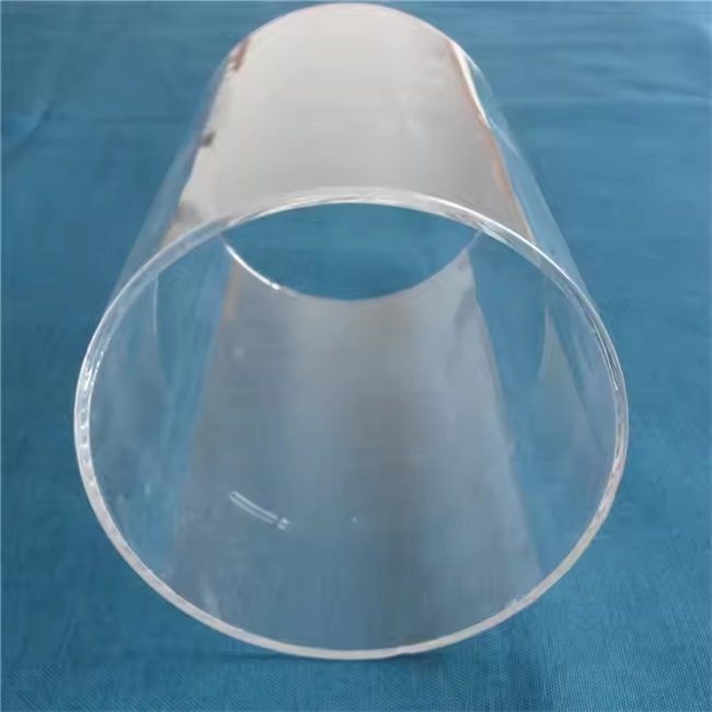 투명한 UVC 대구경 석영 유리관