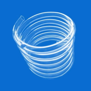 맞춤형 200mm 나선형 모양 투명 석영 튜브
