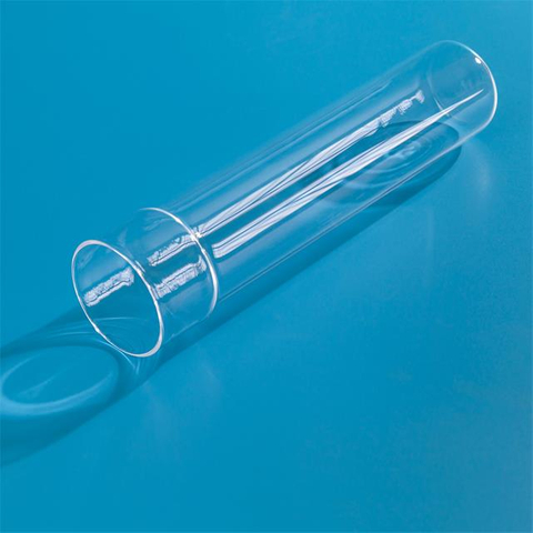 Tube de quartz fusionné évasé à la pureté de haute pureté