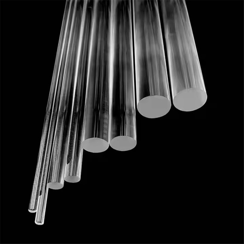 Внешний диаметр 5-600 мм, прозрачный оптический кварцевый стержень