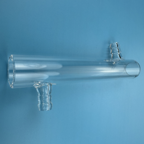 30–500 mm Vakuum-Doppelschicht-Quarzrohr