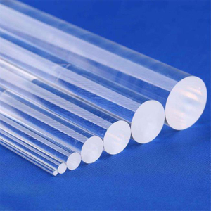 Asta di quarzo con asta ottica trasparente resistente alle alte temperature da 10-3500 mm